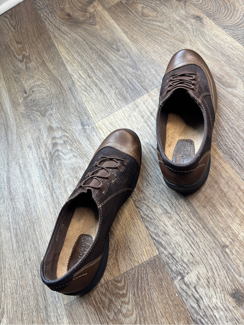 Earth Origins Dover Brown Leather Comfort Shoes Women’s 9.5M - Picture 3 of 10